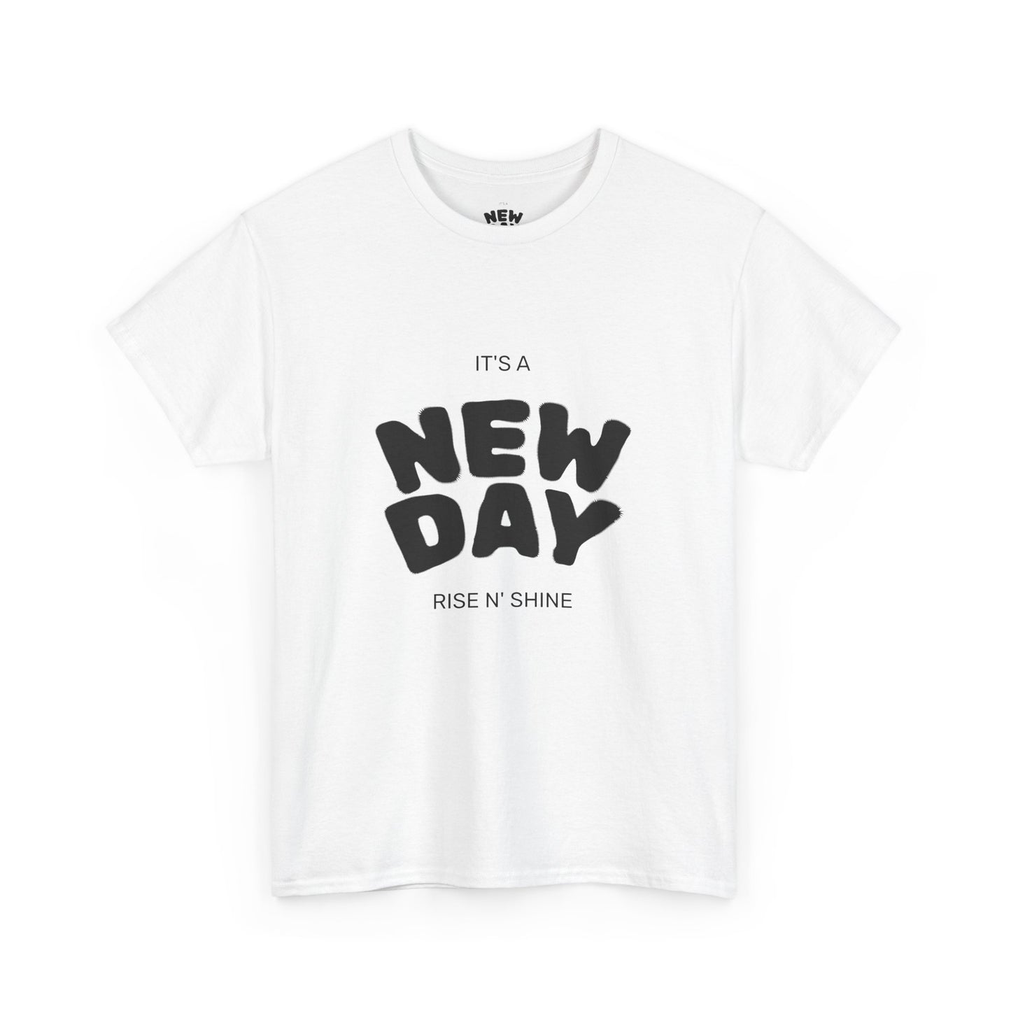 Positive Vibes Unisex Heavy Cotton Tee - Motivational Shirt, Inspirational Gift, Casual Wear, New Day, Rise N Shine, Everyday Comfort