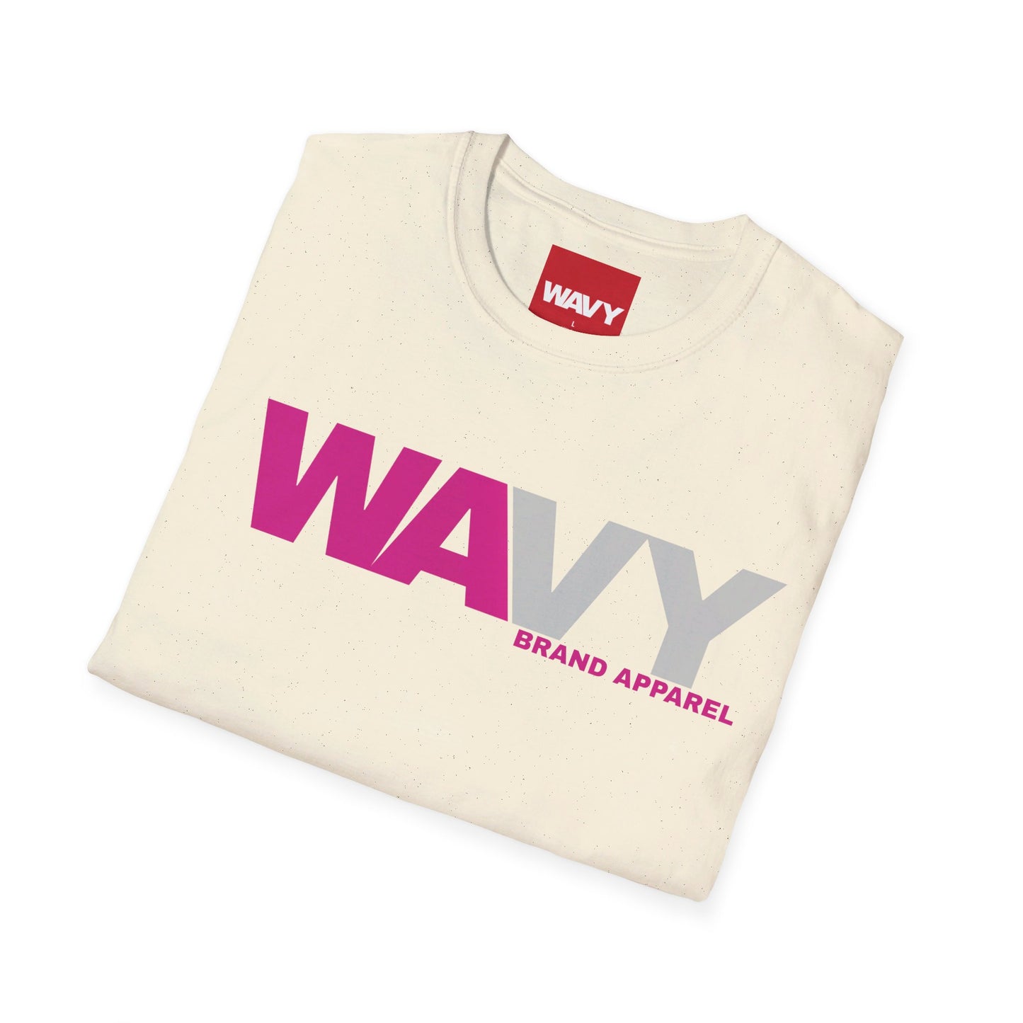 Mens WAVY 2 Tone Short Sleeve Tee