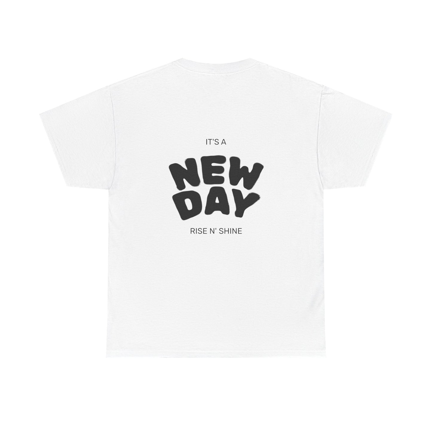 Positive Vibes Unisex Heavy Cotton Tee - Motivational Shirt, Inspirational Gift, Casual Wear, New Day, Rise N Shine, Everyday Comfort