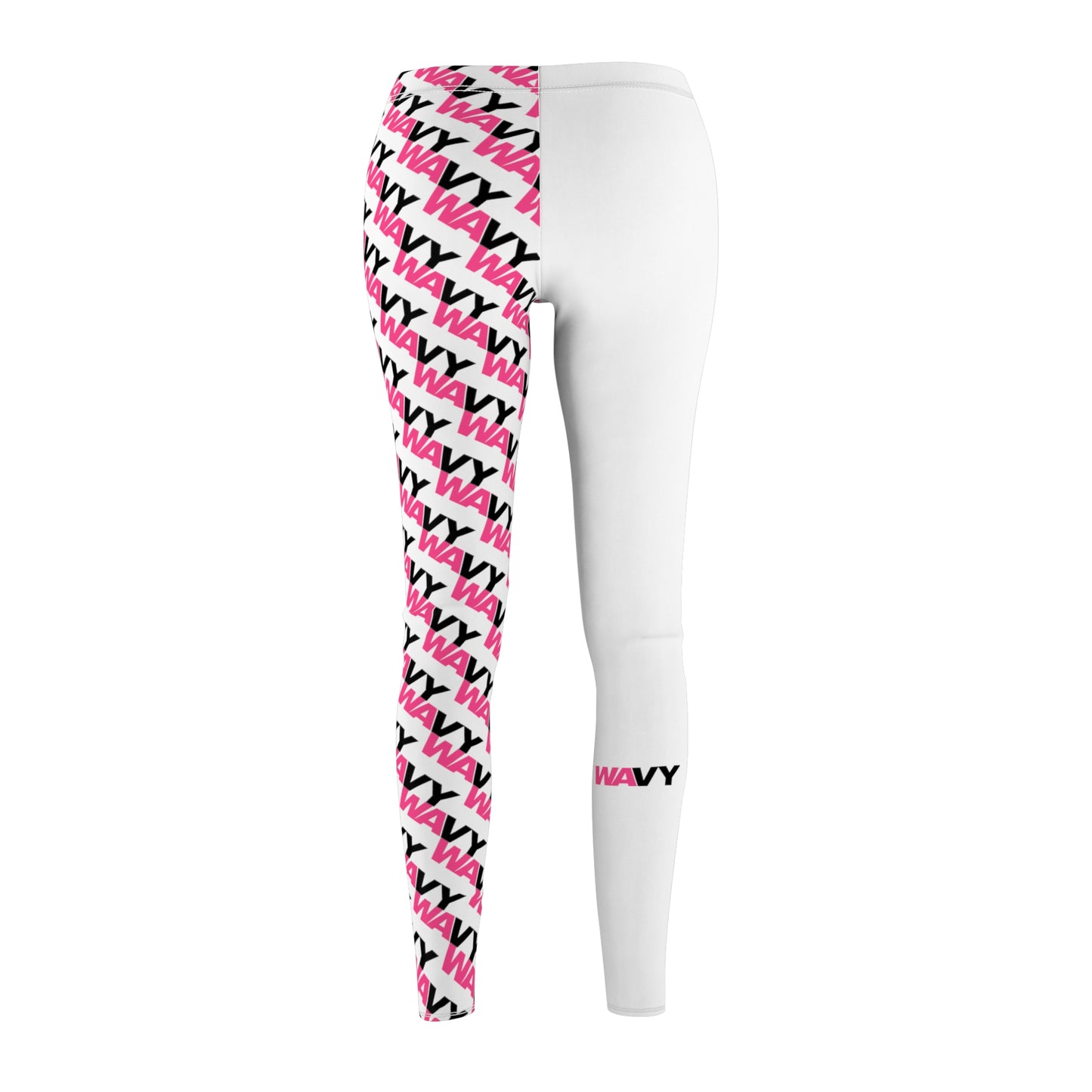 WAVY Womens Half Print Casual Leggings