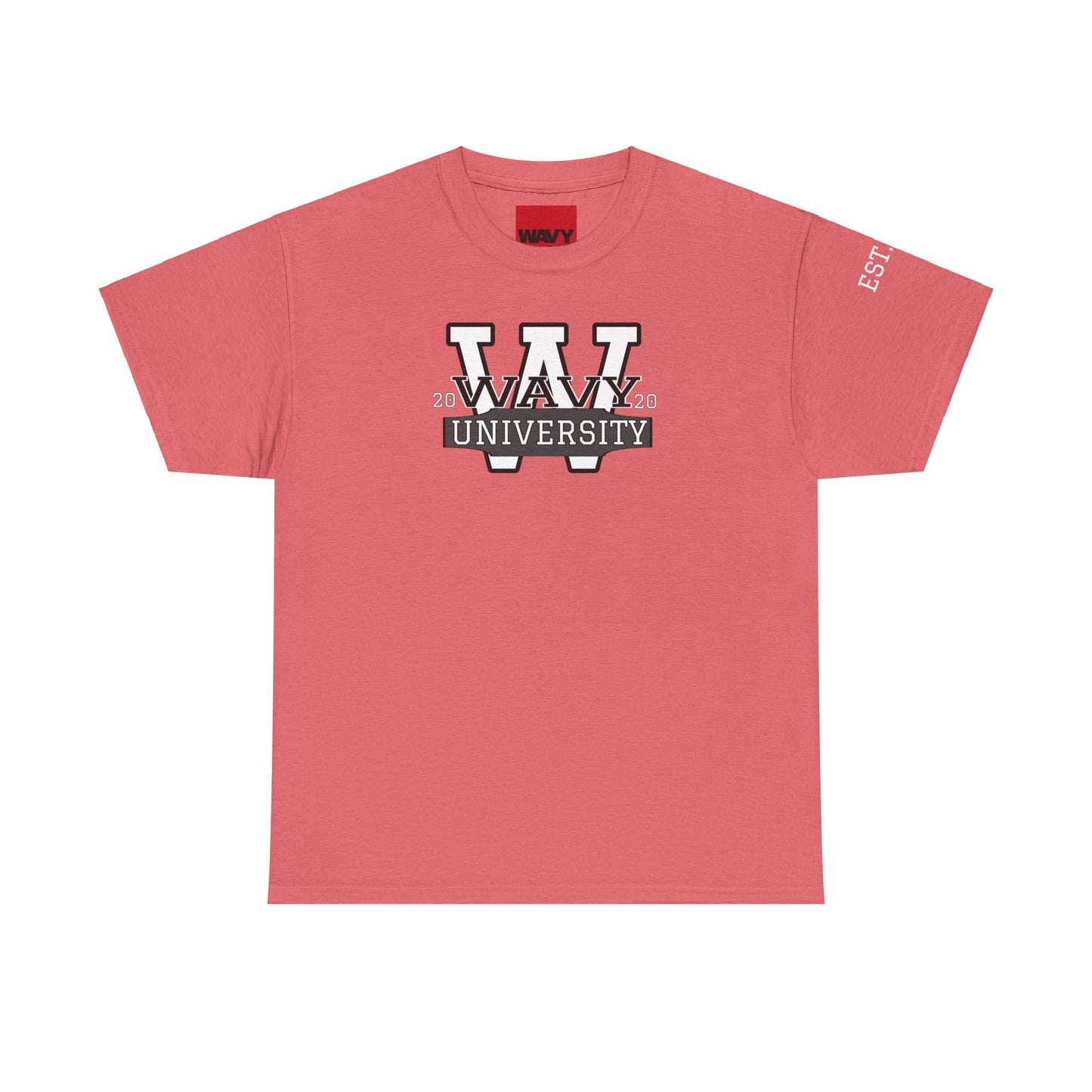 WAVY Brand University Banner Mens Crewneck Tee