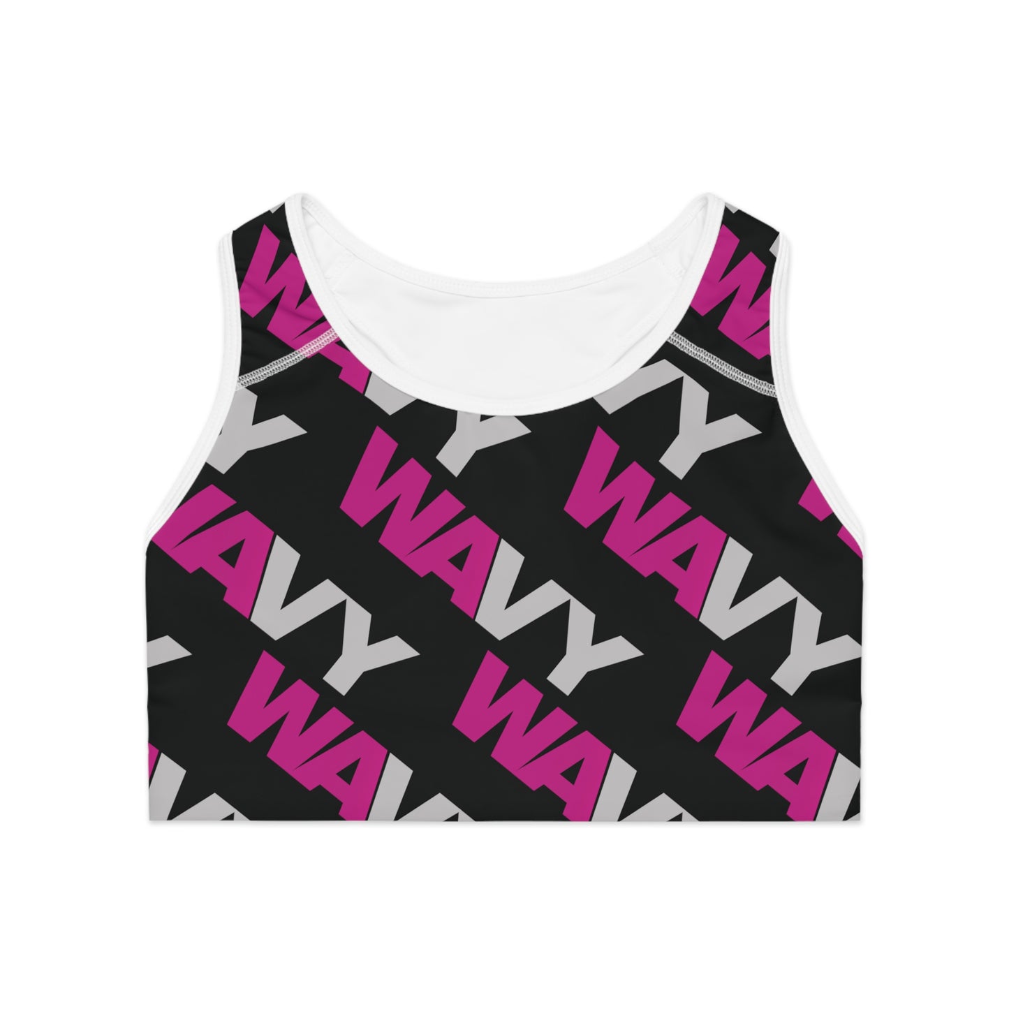WAVY Brand Womens 2 Tone Sports Bra