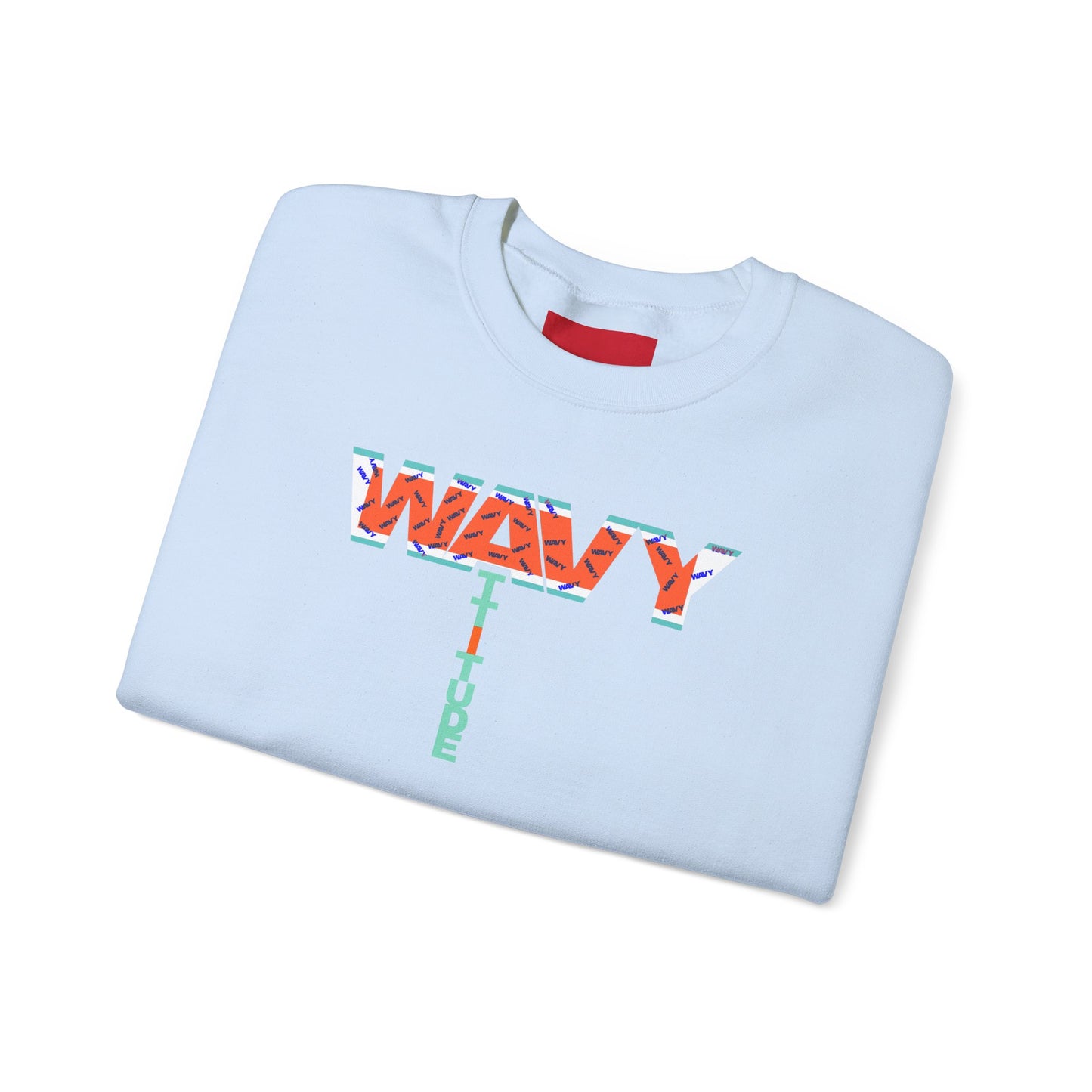 WAVY Brand Womens Attitude Crewneck Sweater