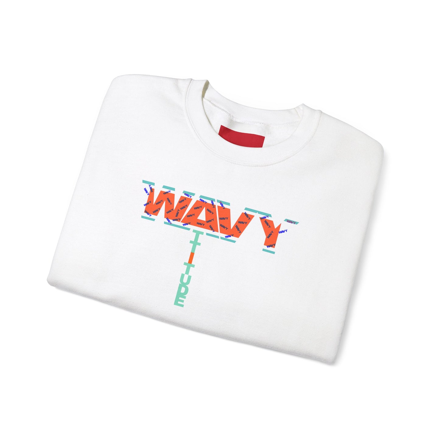 WAVY Brand Womens Attitude Crewneck Sweater