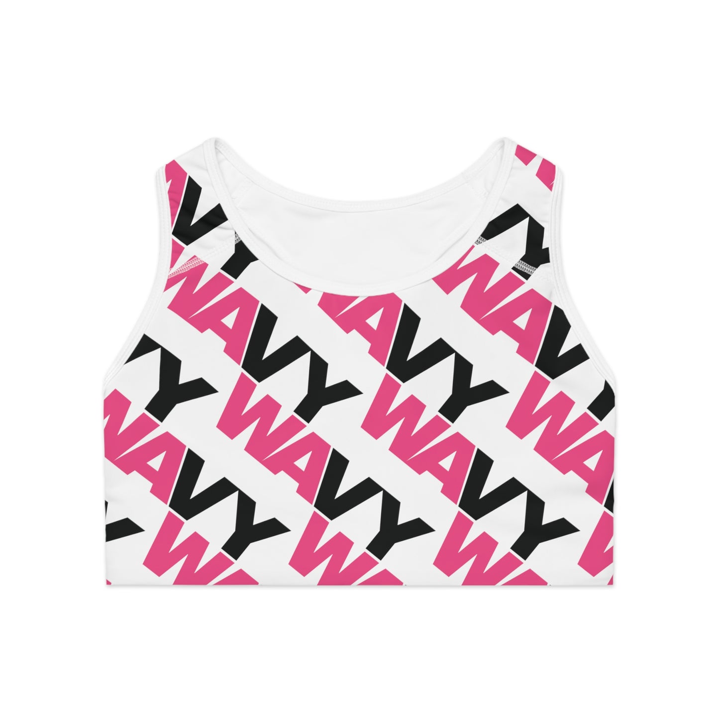 WAVY Brand Womens 2 Tone Sports Bra