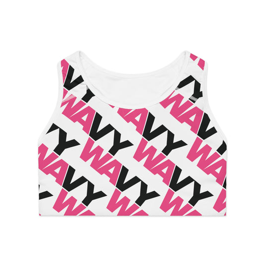 WAVY Brand Womens 2 Tone Sports Bra