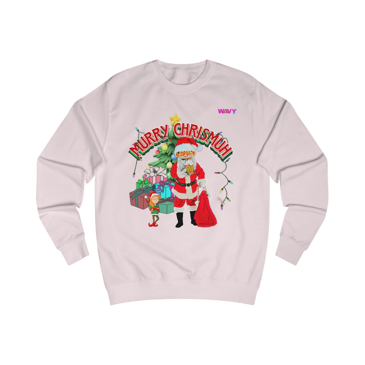 WAVY Brand Murry Chrishmuh Ugly Christmas Sweater