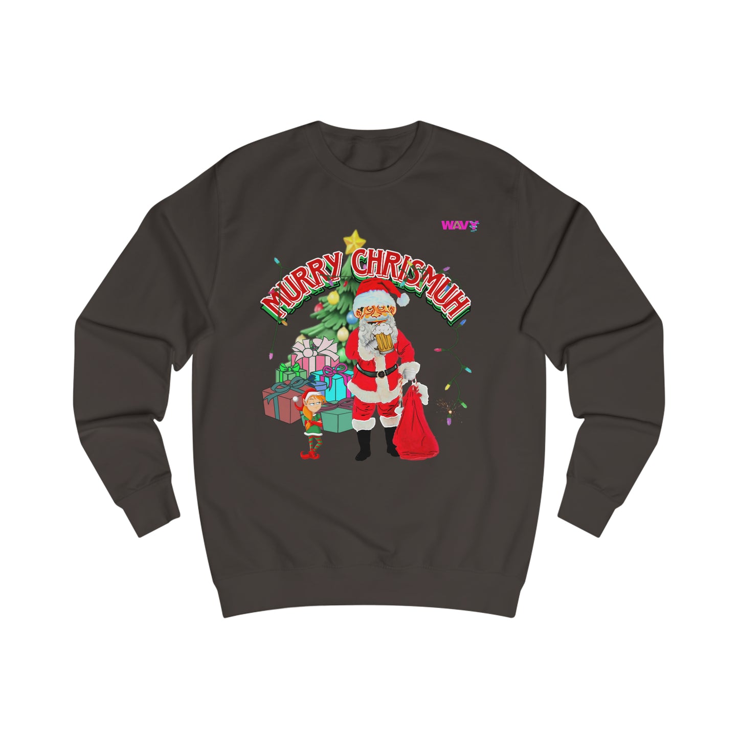 WAVY Brand Murry Chrishmuh Ugly Christmas Sweater