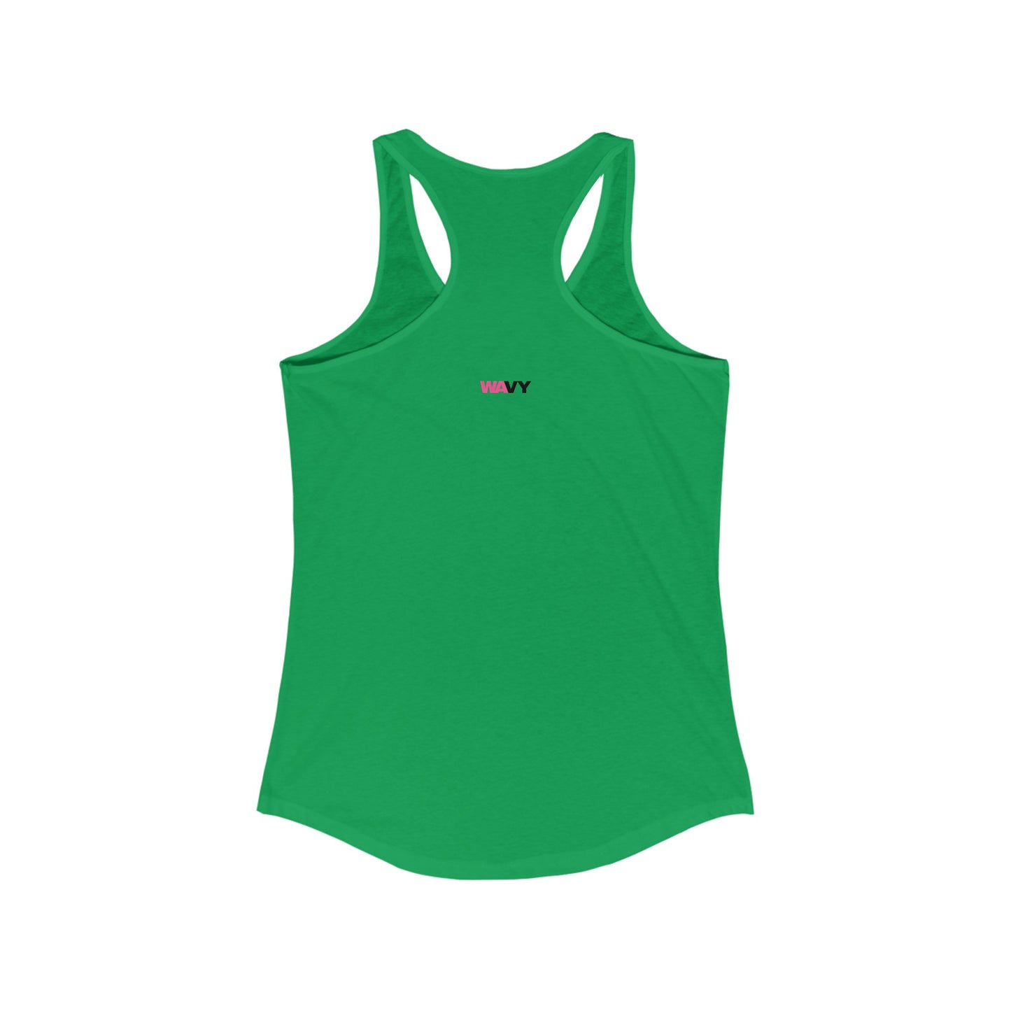 WAVY Brand Womens Racerback 2 Tone Tank