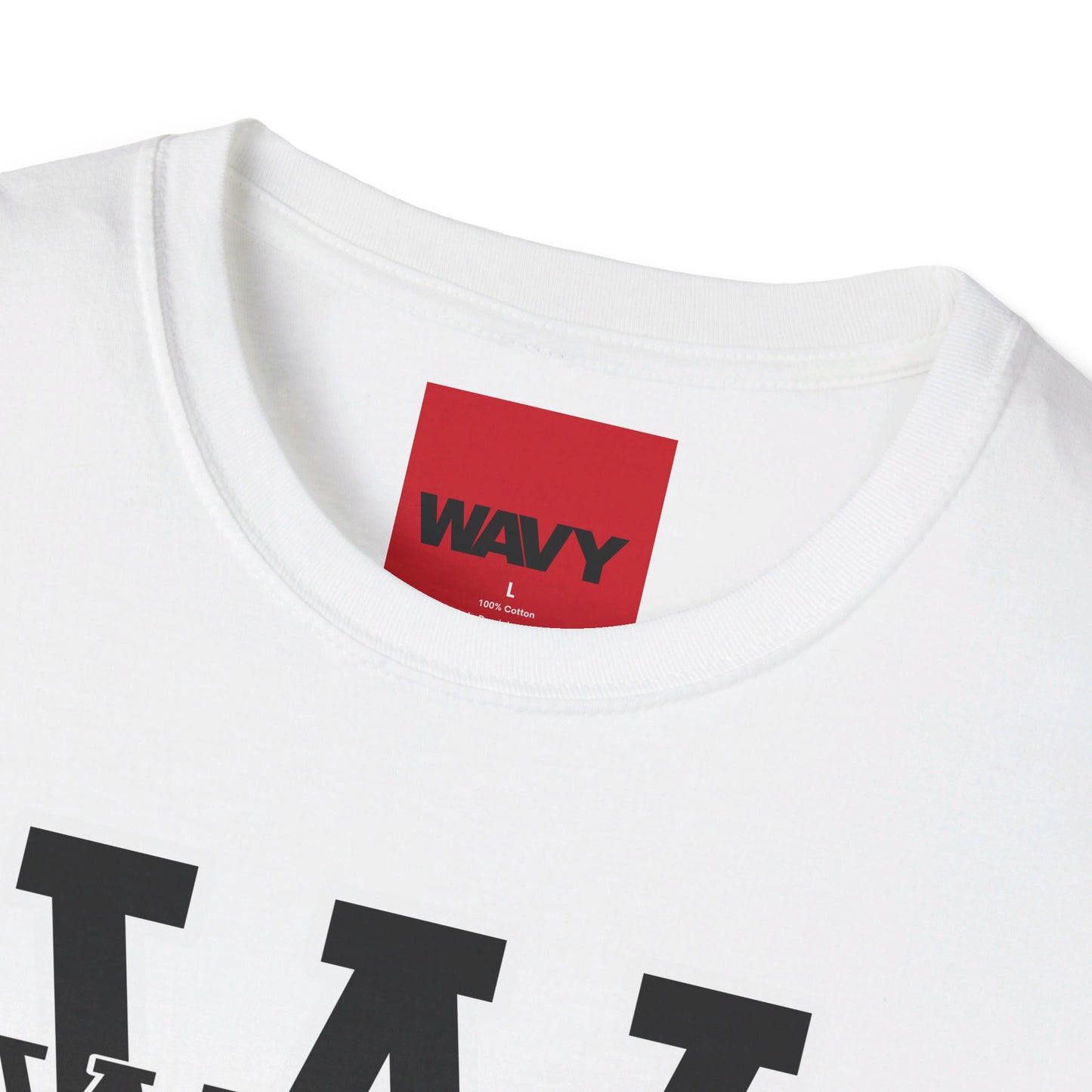 WAVY Brand University Banner Womens Crewneck Tee