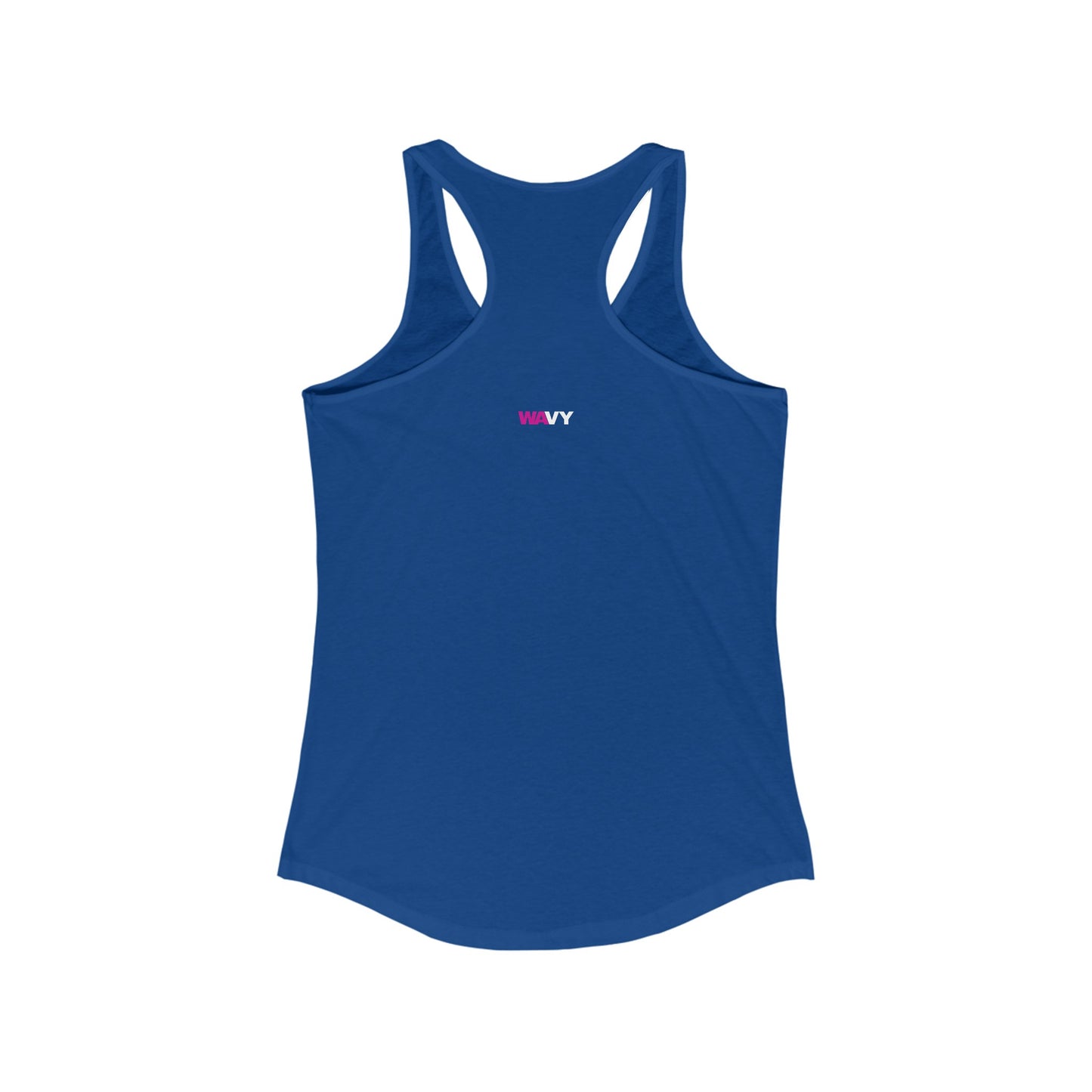 WAVY Brand Womens Racerback 2 Tone Tank