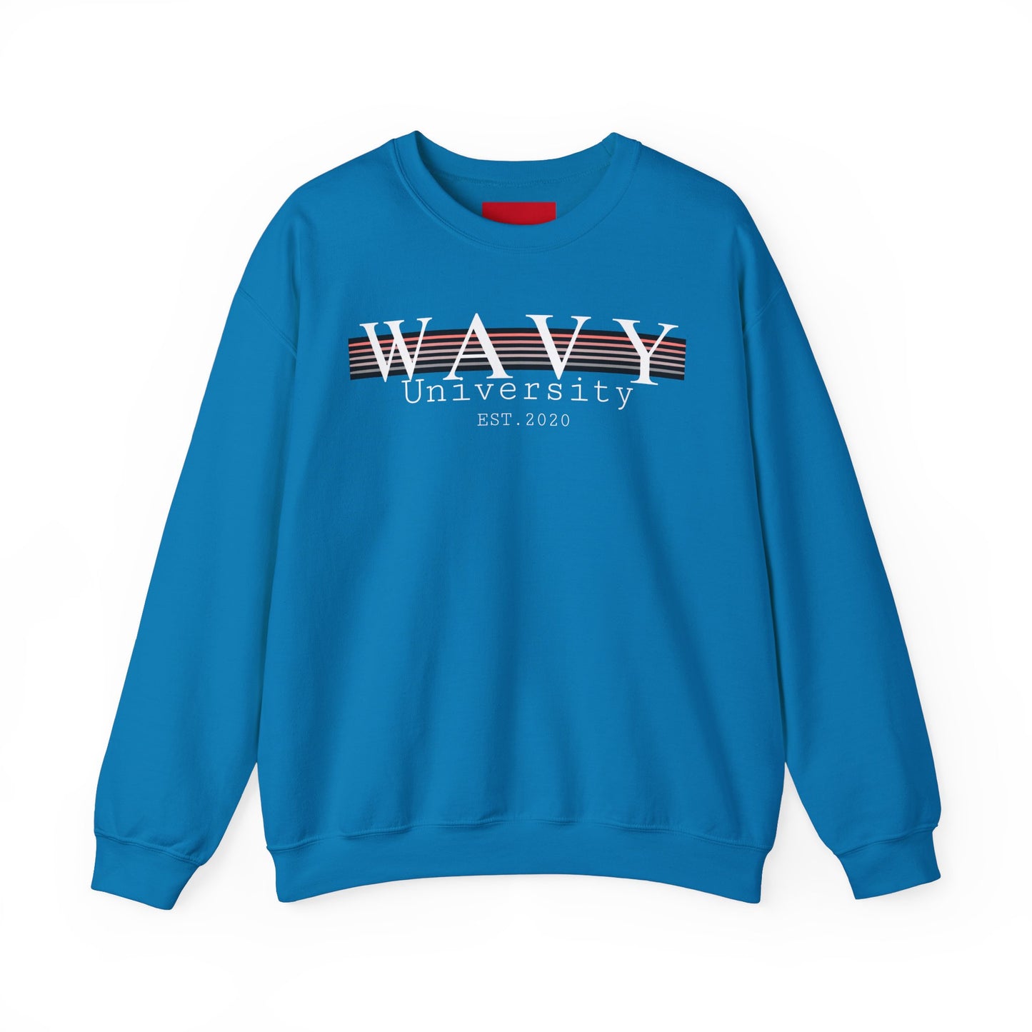 Mens WAVY Brand WAVY University Crewneck Sweater