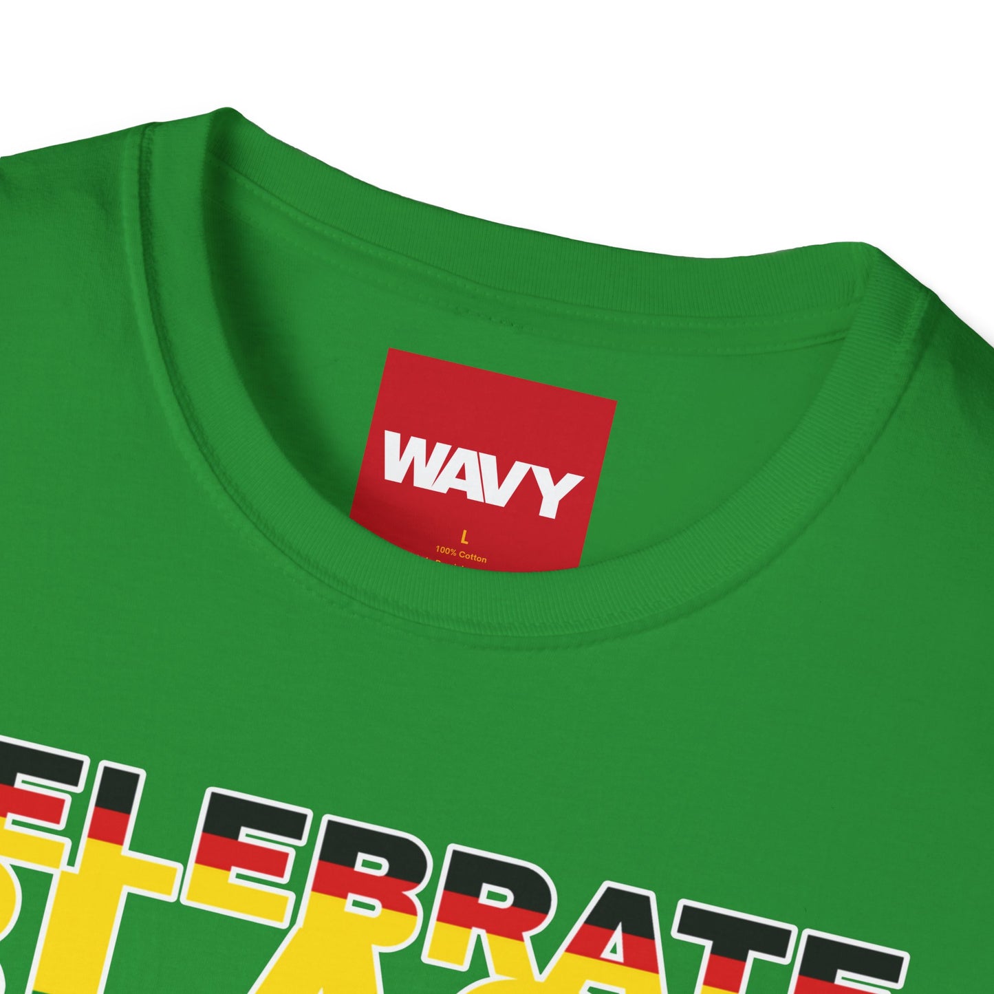 WAVY Brand Mens Black History Month Short Sleeve Crewneck Tee