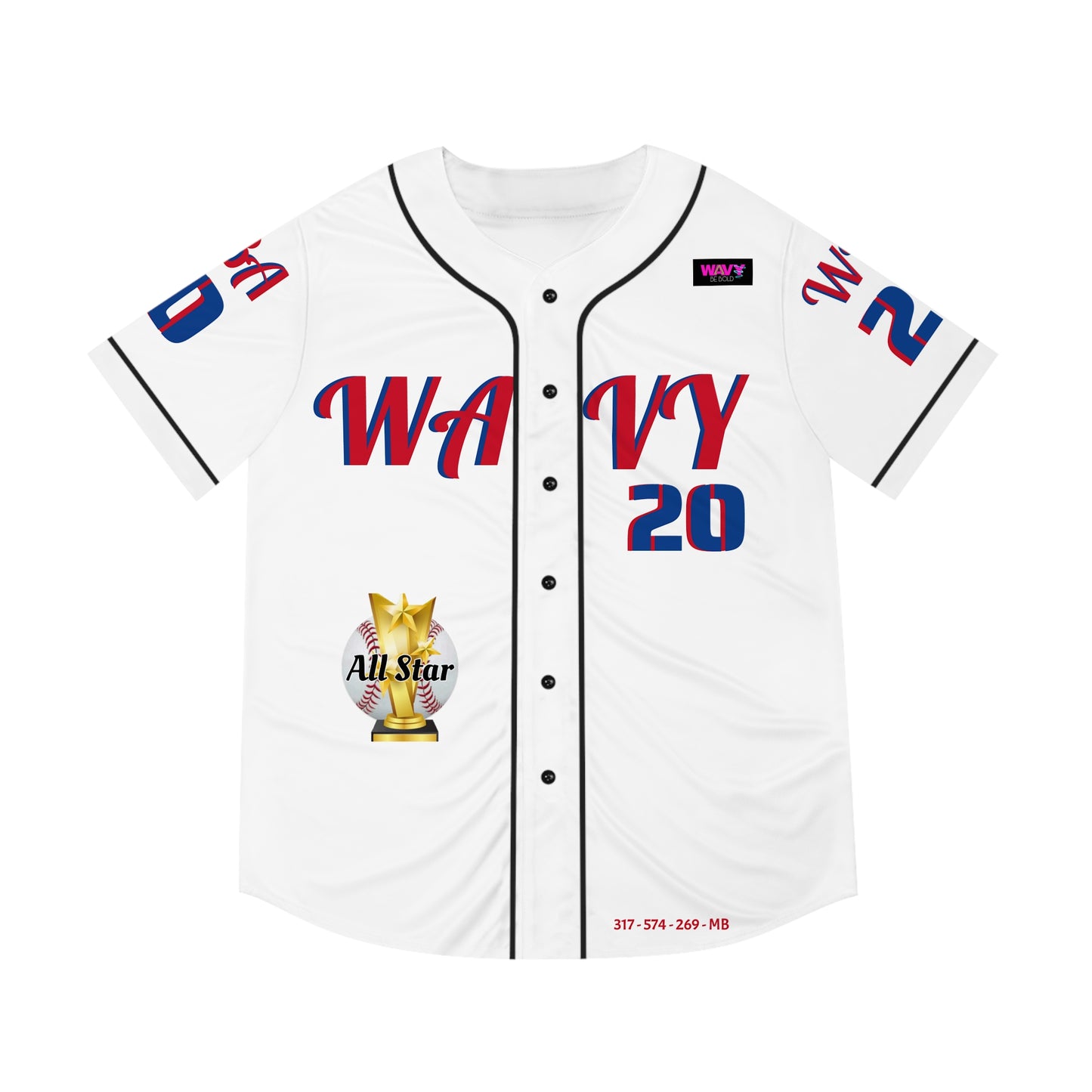 WAVY Brand All Star Baseball Jersey