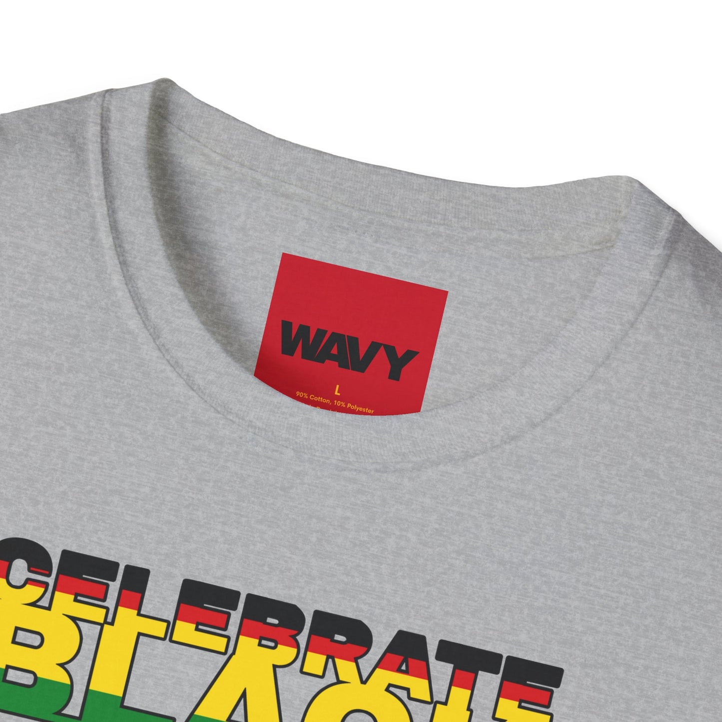 WAVY Brand Womens Black History Month Crewneck Short Sleeve Tee