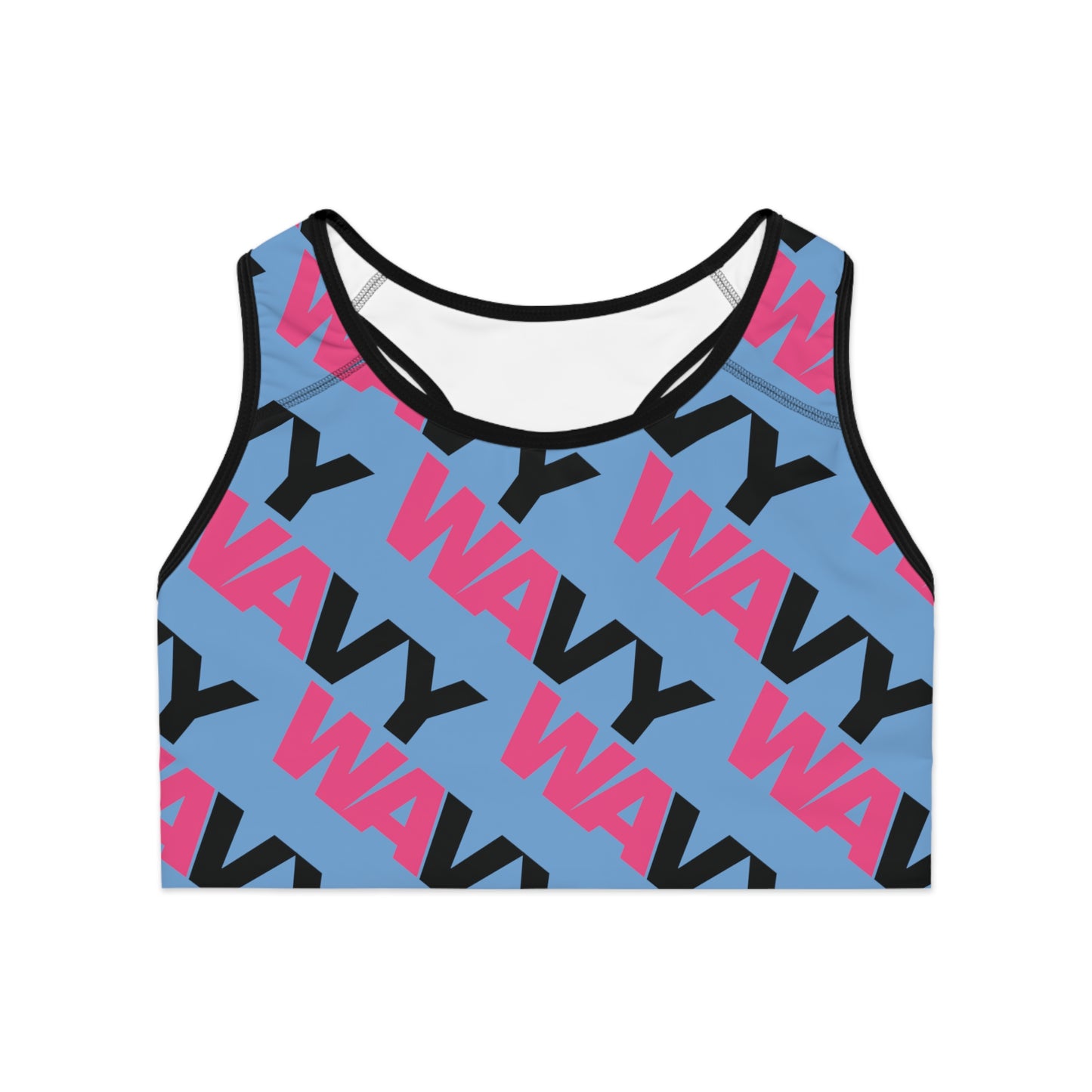 WAVY Brand Womens 2 Tone Sports Bra