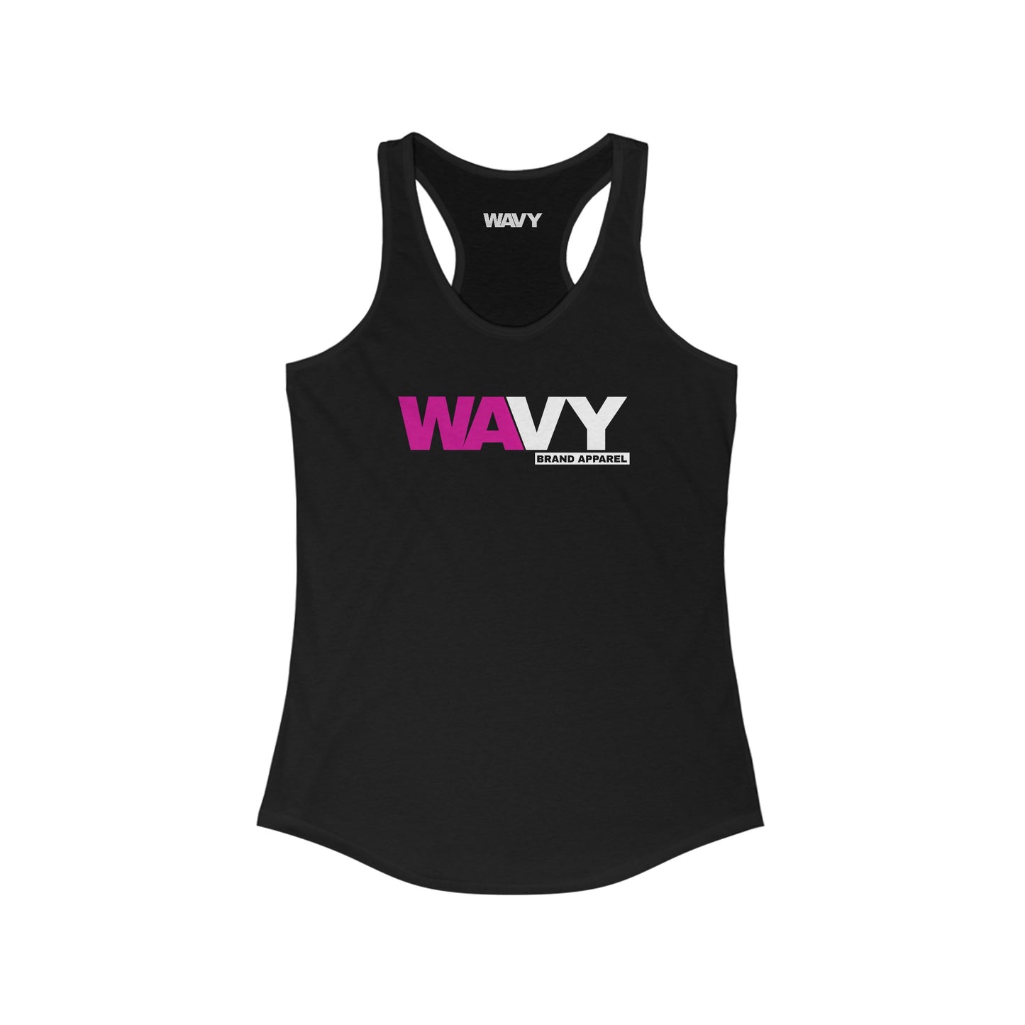 WAVY Brand Womens Racerback 2 Tone Tank