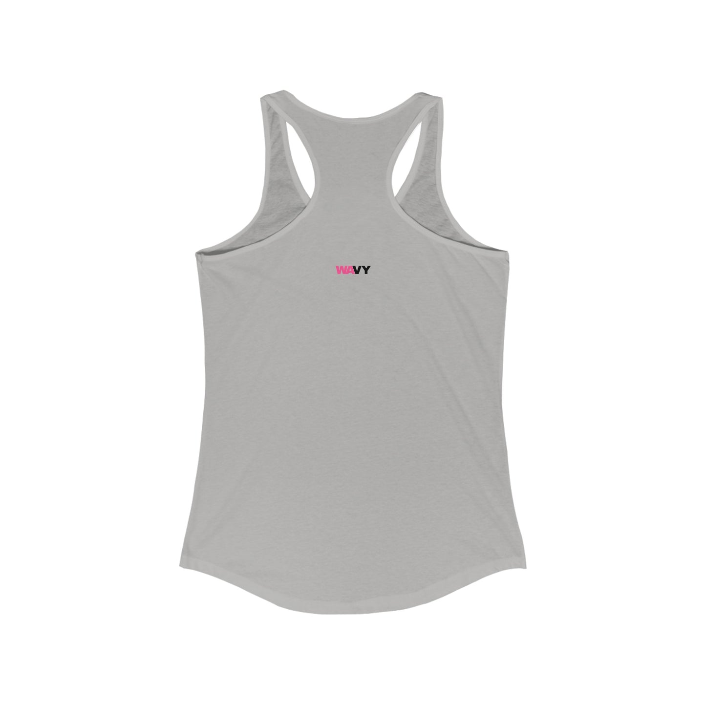 WAVY Brand Womens Racerback 2 Tone Tank