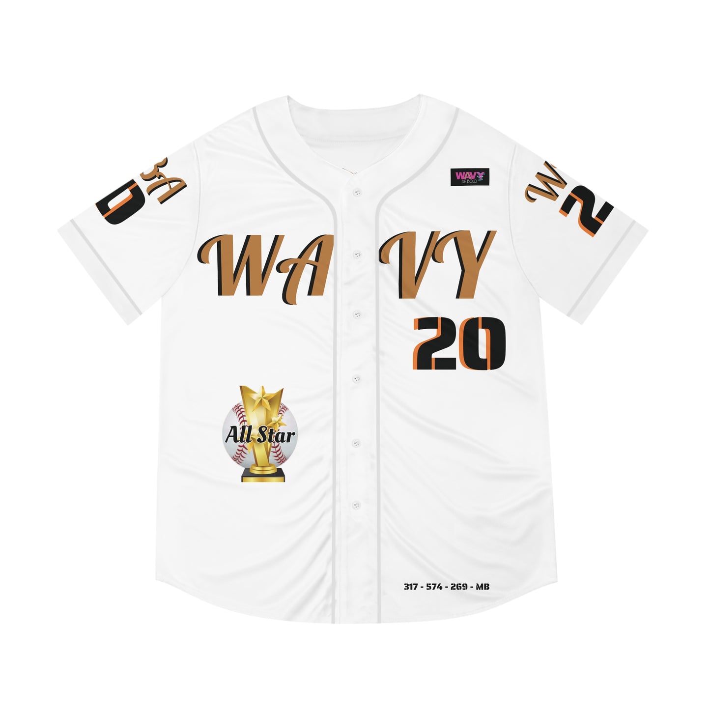 WAVY Brand All Star Baseball Jersey