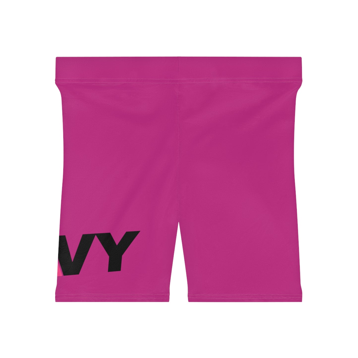 Womens WAVY Brand 2 Tone Biker Shorts