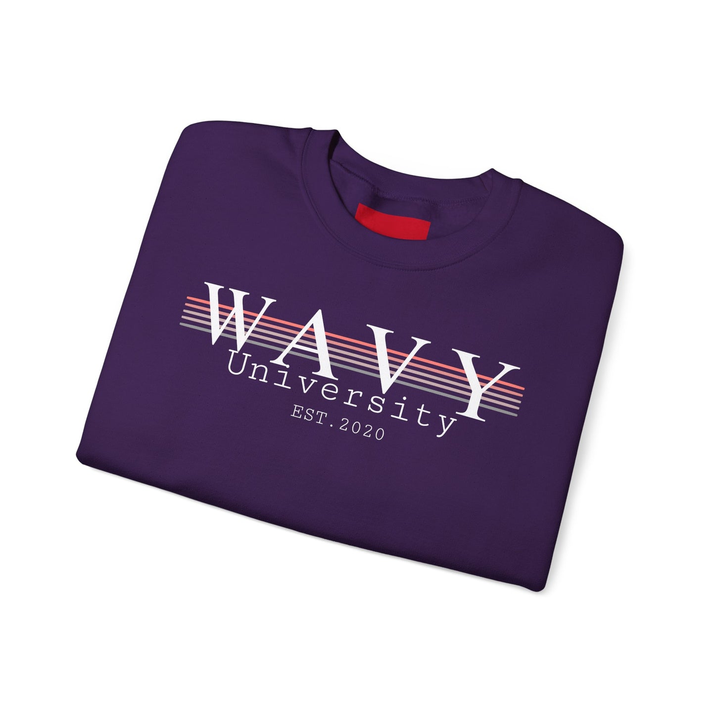 Mens WAVY Brand WAVY University Crewneck Sweater