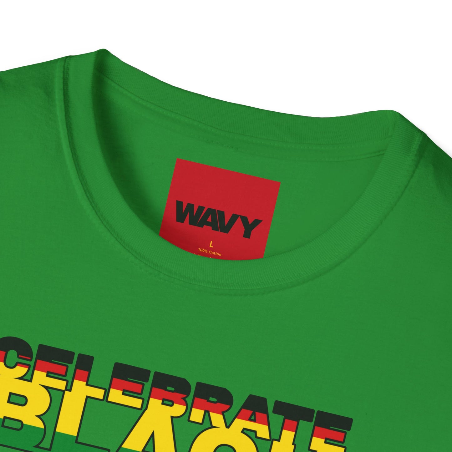 WAVY Brand Womens Black History Month Crewneck Short Sleeve Tee