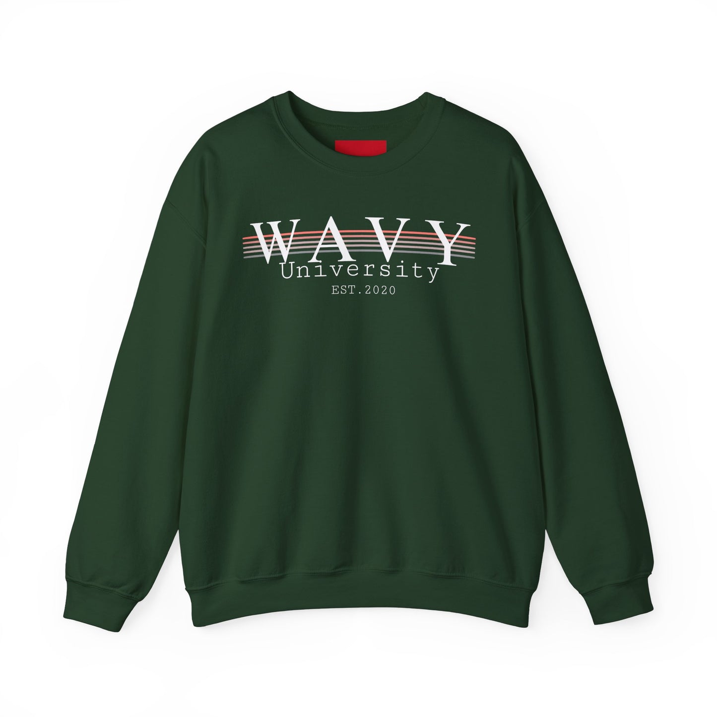 Mens WAVY Brand WAVY University Crewneck Sweater