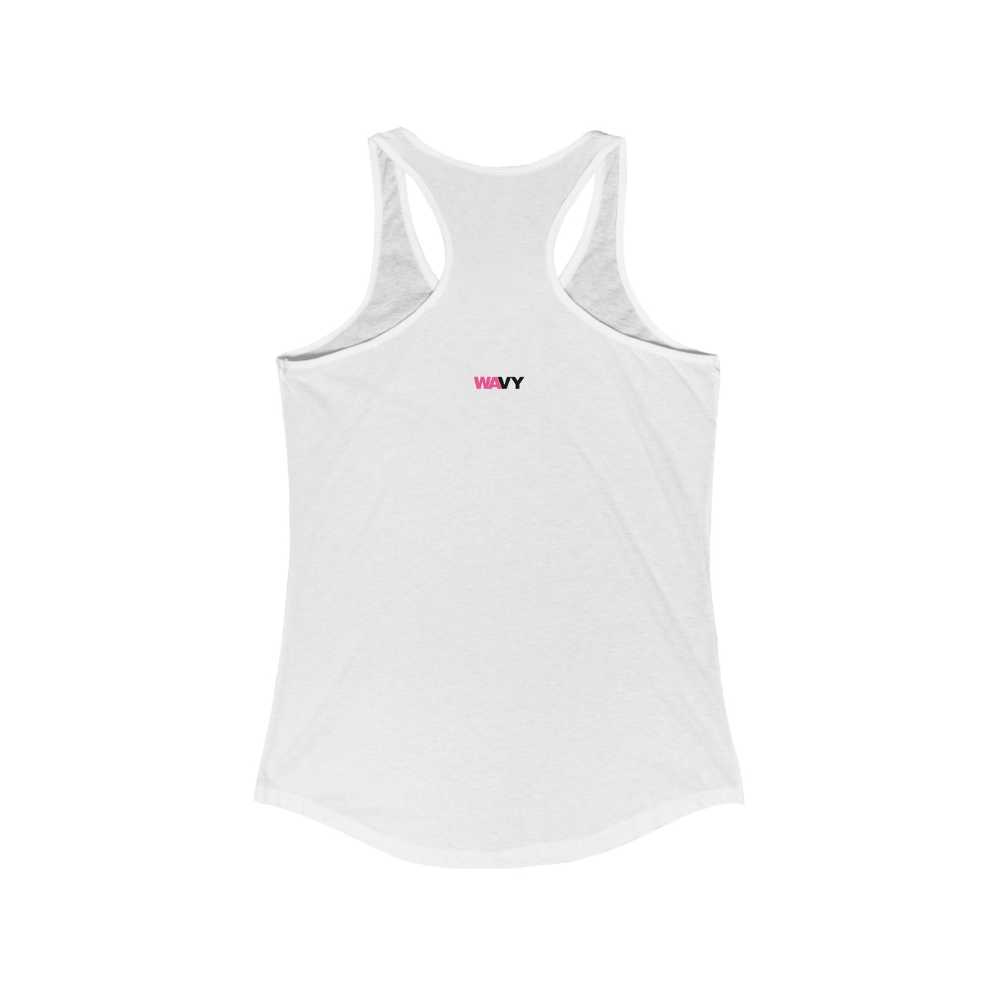 WAVY Brand Womens Racerback 2 Tone Tank