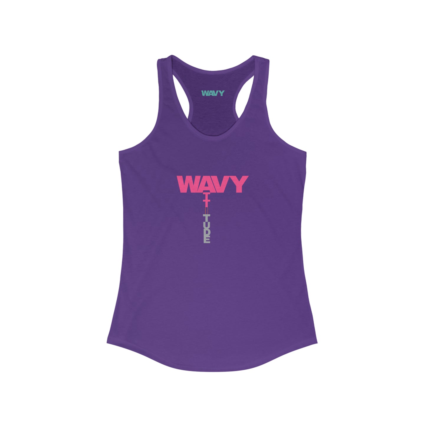 WAVY Brand Womens Racerbank Attitude Tank