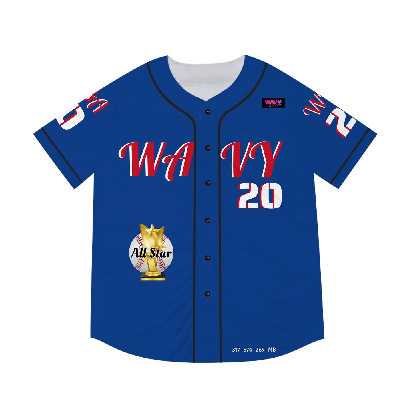 WAVY Brand All Star Baseball Jersey