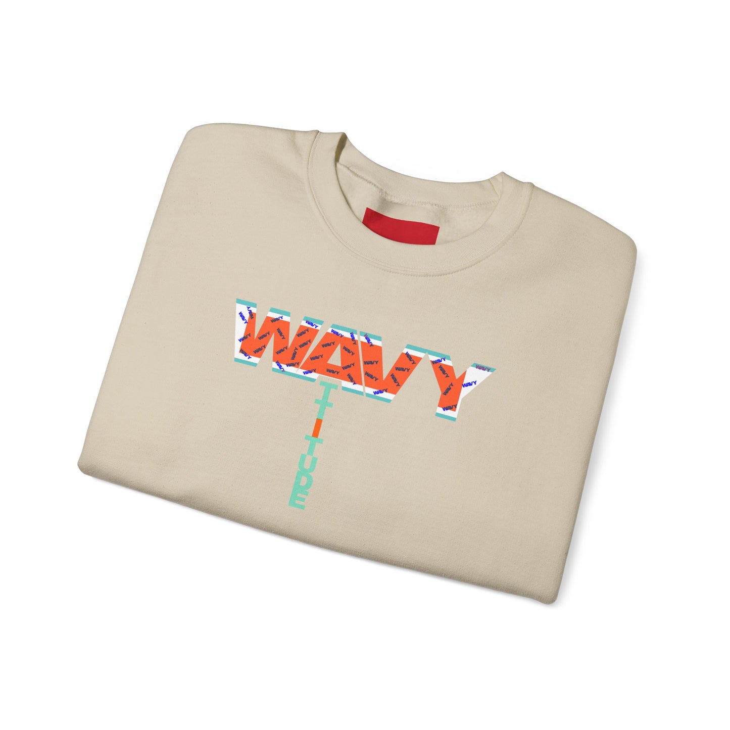 WAVY Brand Womens Attitude Crewneck Sweater