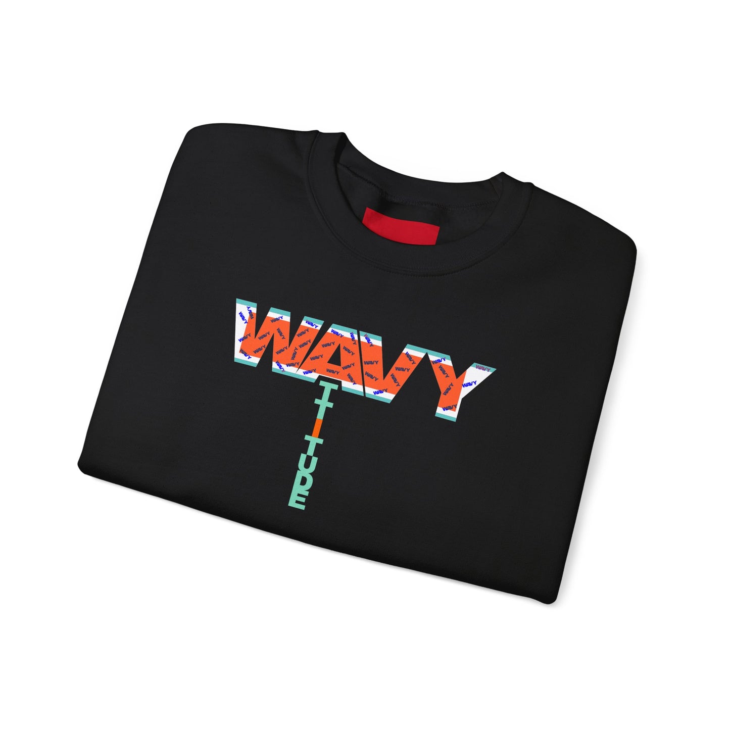 WAVY Brand Womens Attitude Crewneck Sweater