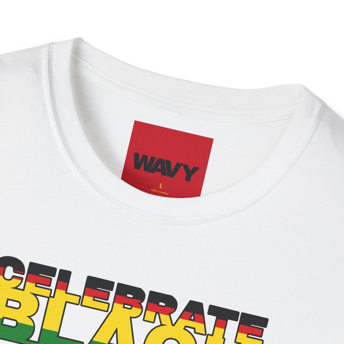 WAVY Brand Womens Black History Month Crewneck Short Sleeve Tee