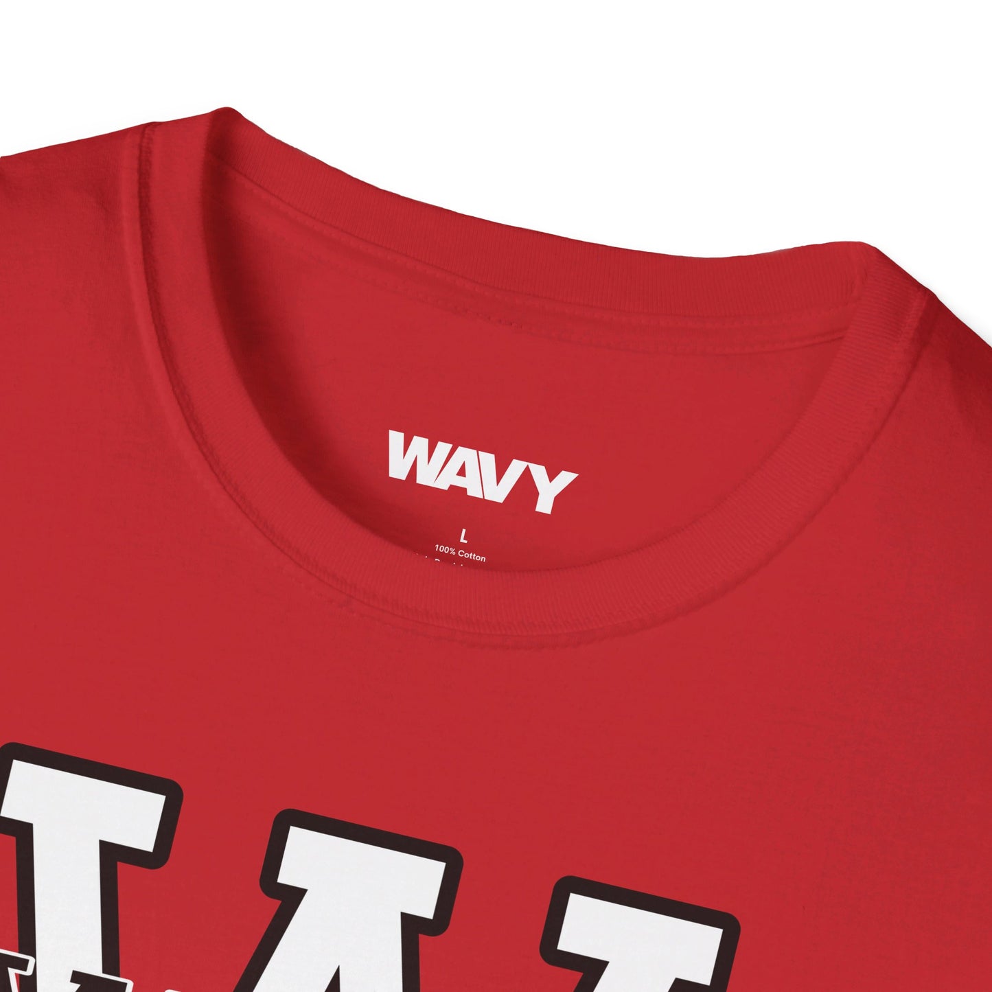 WAVY Brand University Banner Womens Crewneck Tee