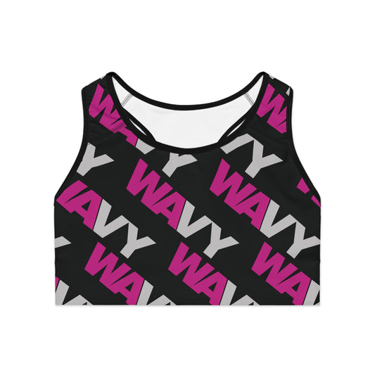 WAVY Brand Womens 2 Tone Sports Bra