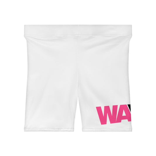 Womens WAVY Brand 2 Tone Biker Shorts