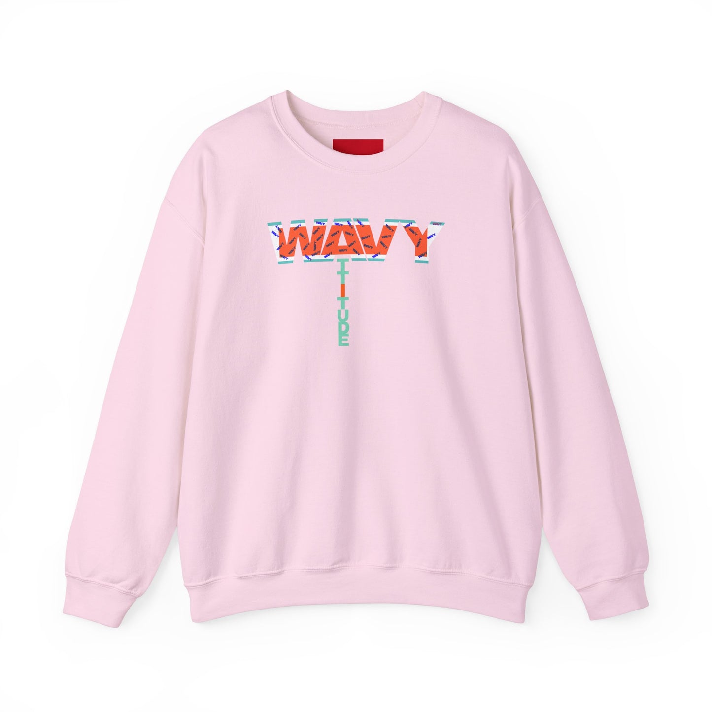 WAVY Brand Womens Attitude Crewneck Sweater