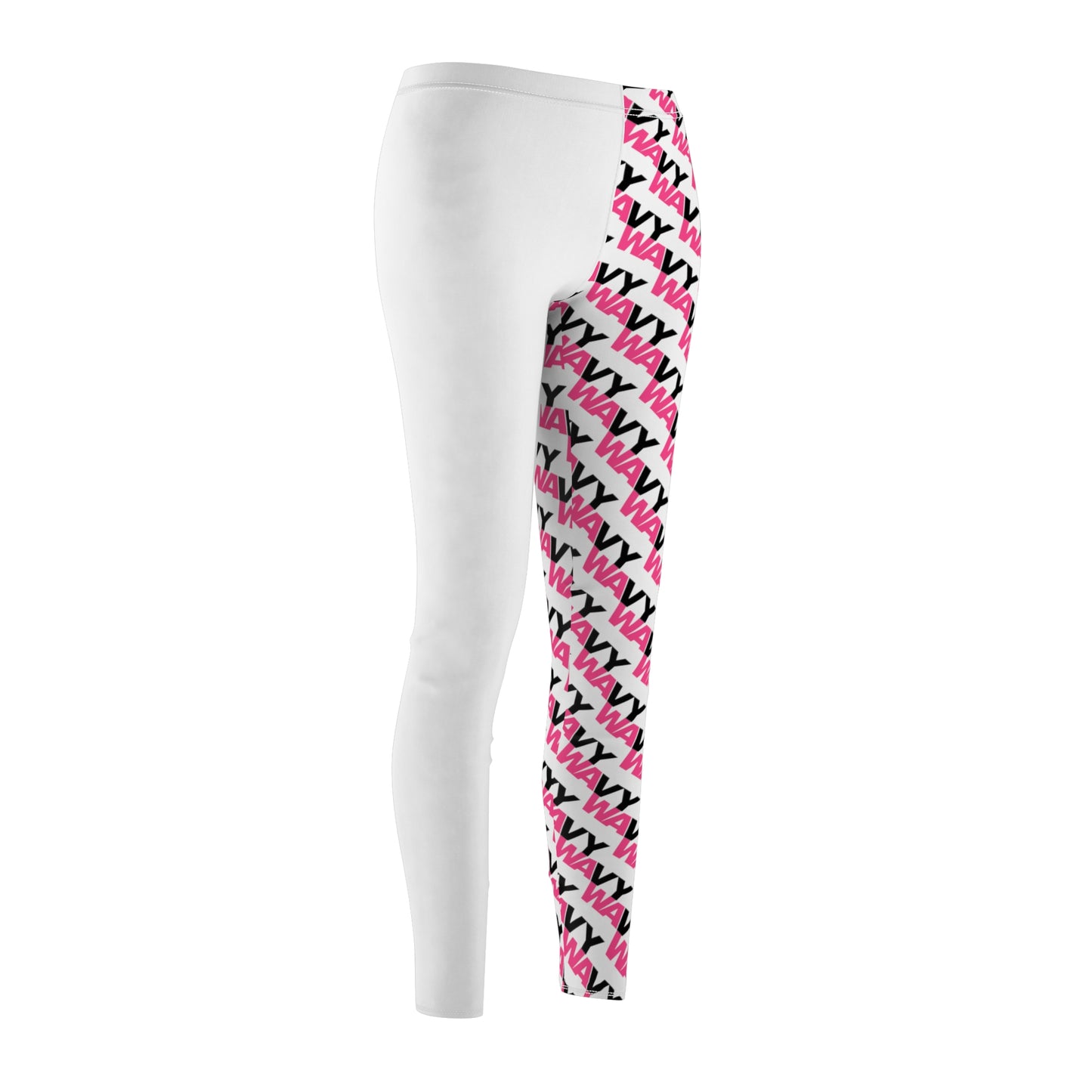 WAVY Womens Half Print Casual Leggings