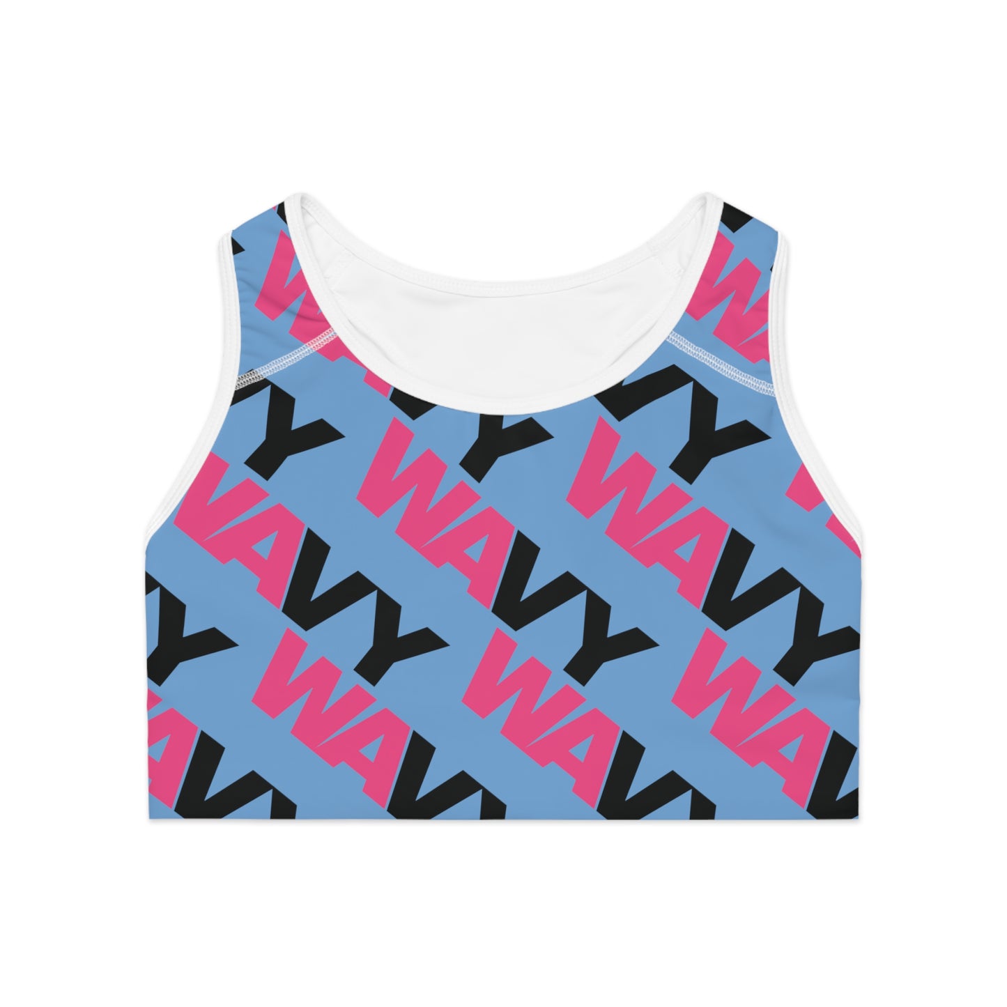 WAVY Brand Womens 2 Tone Sports Bra