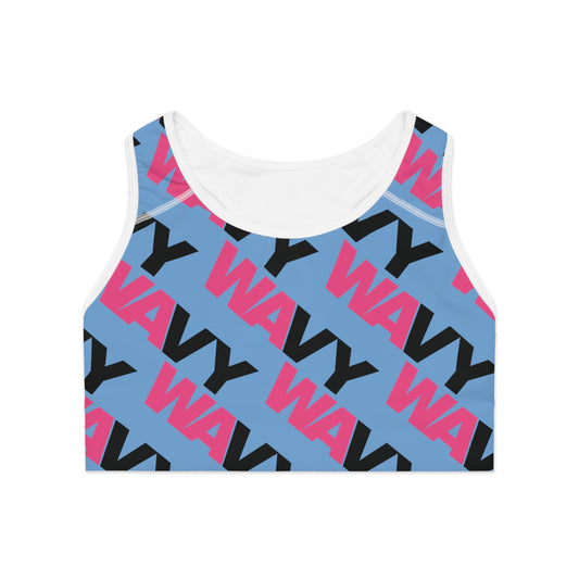 WAVY Brand Womens 2 Tone Sports Bra