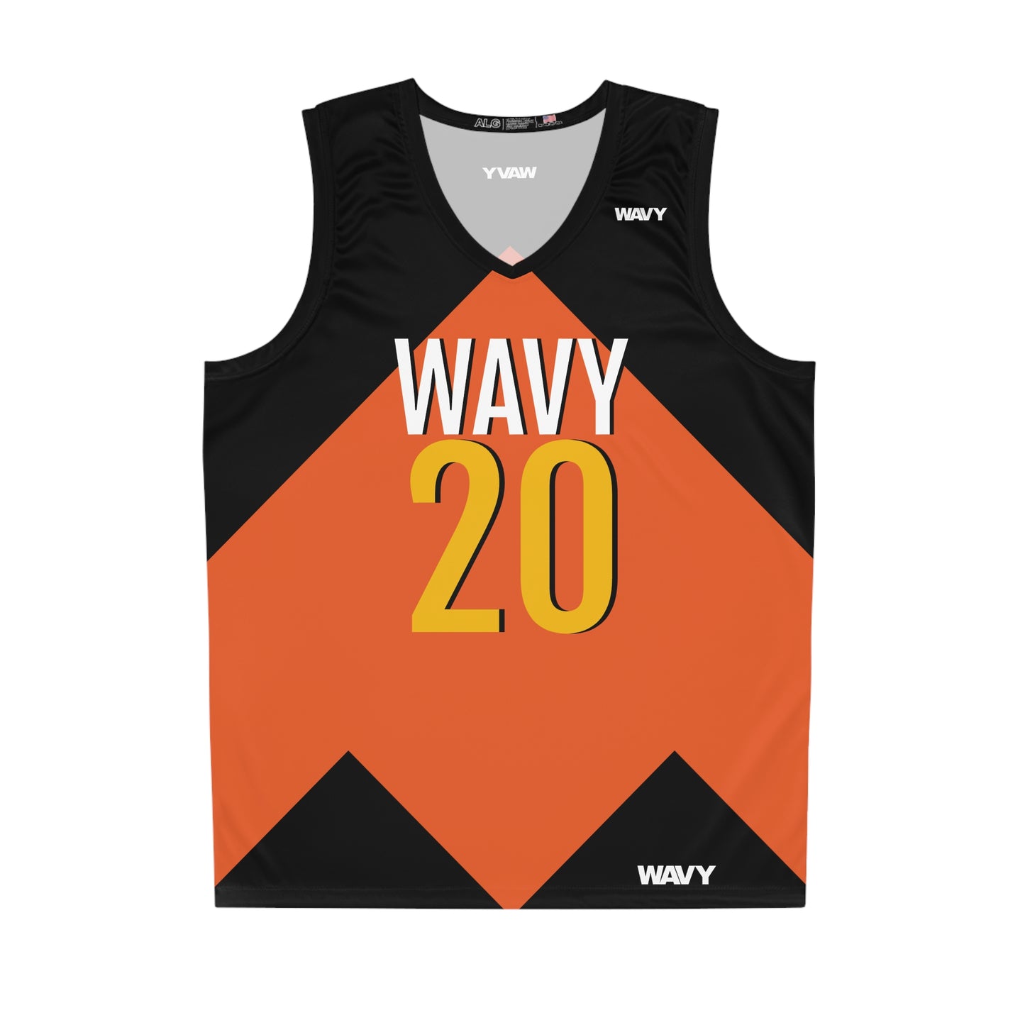WAVY Brand Unisex Home Team Basketball Jersey