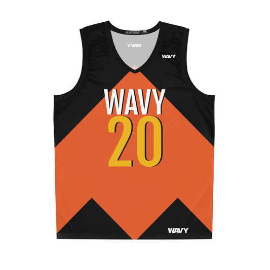 WAVY Brand Unisex Home Team Basketball Jersey