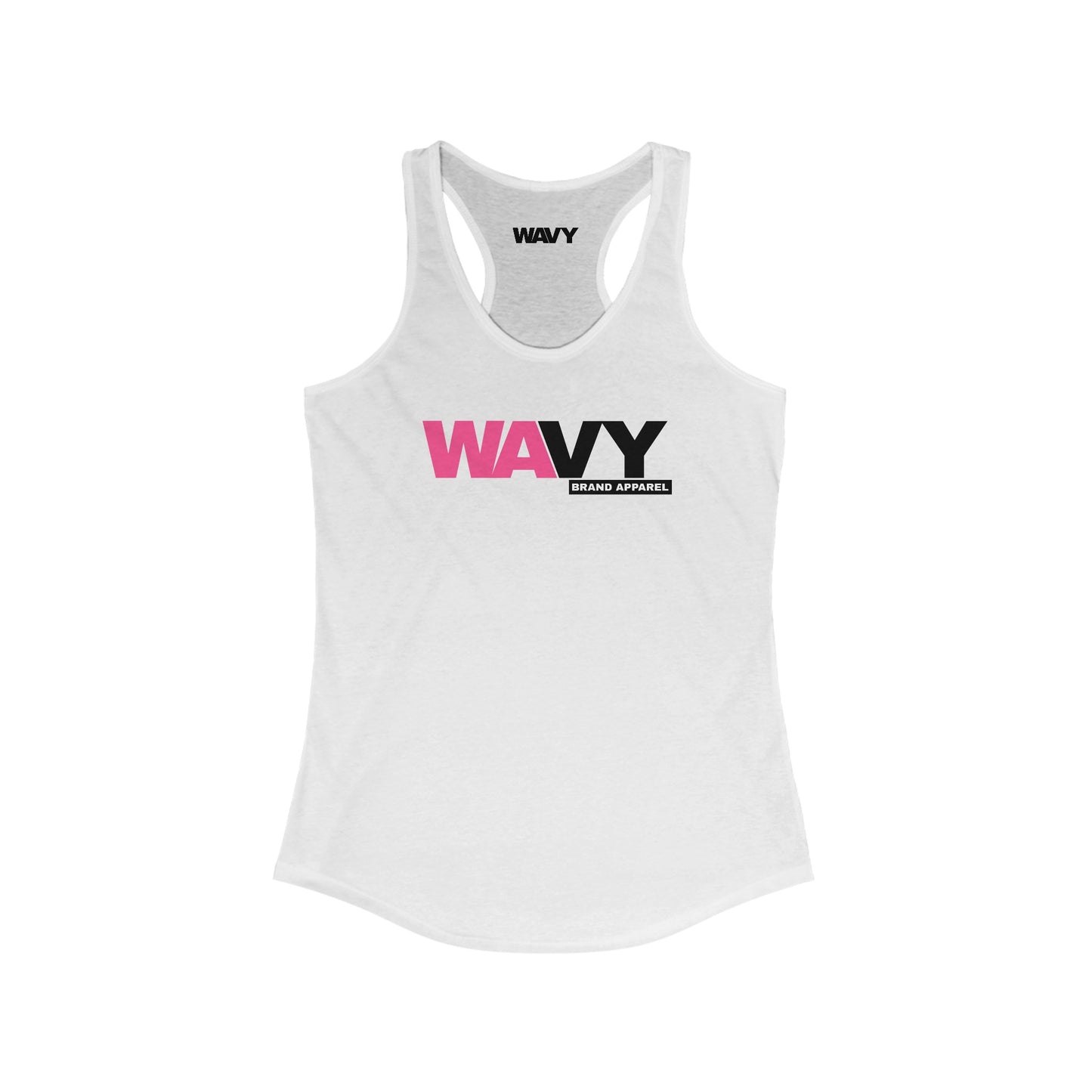 WAVY Brand Womens Racerback 2 Tone Tank