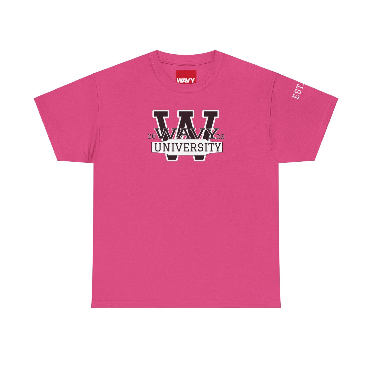 WAVY Brand University Banner Mens Crewneck Tee