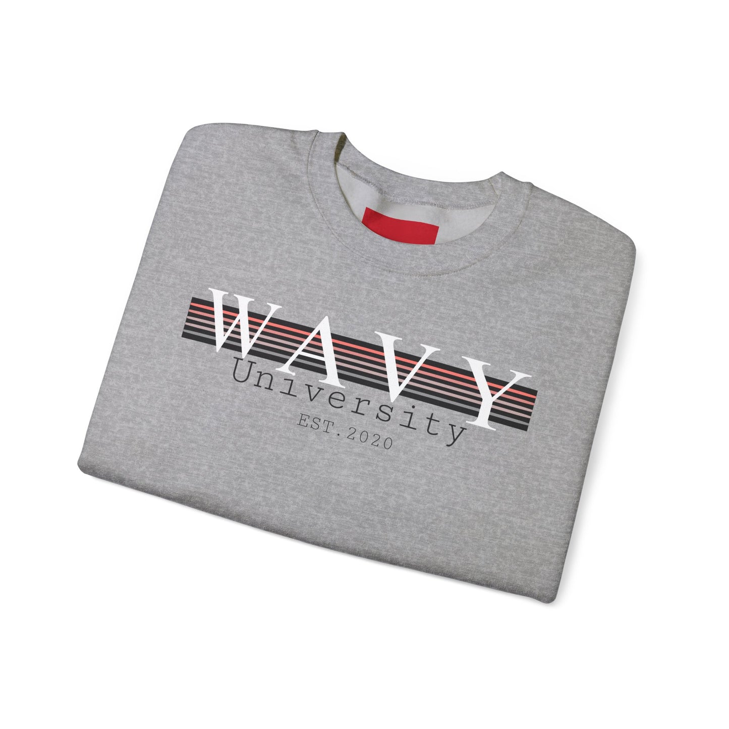 Mens WAVY Brand WAVY University Crewneck Sweater