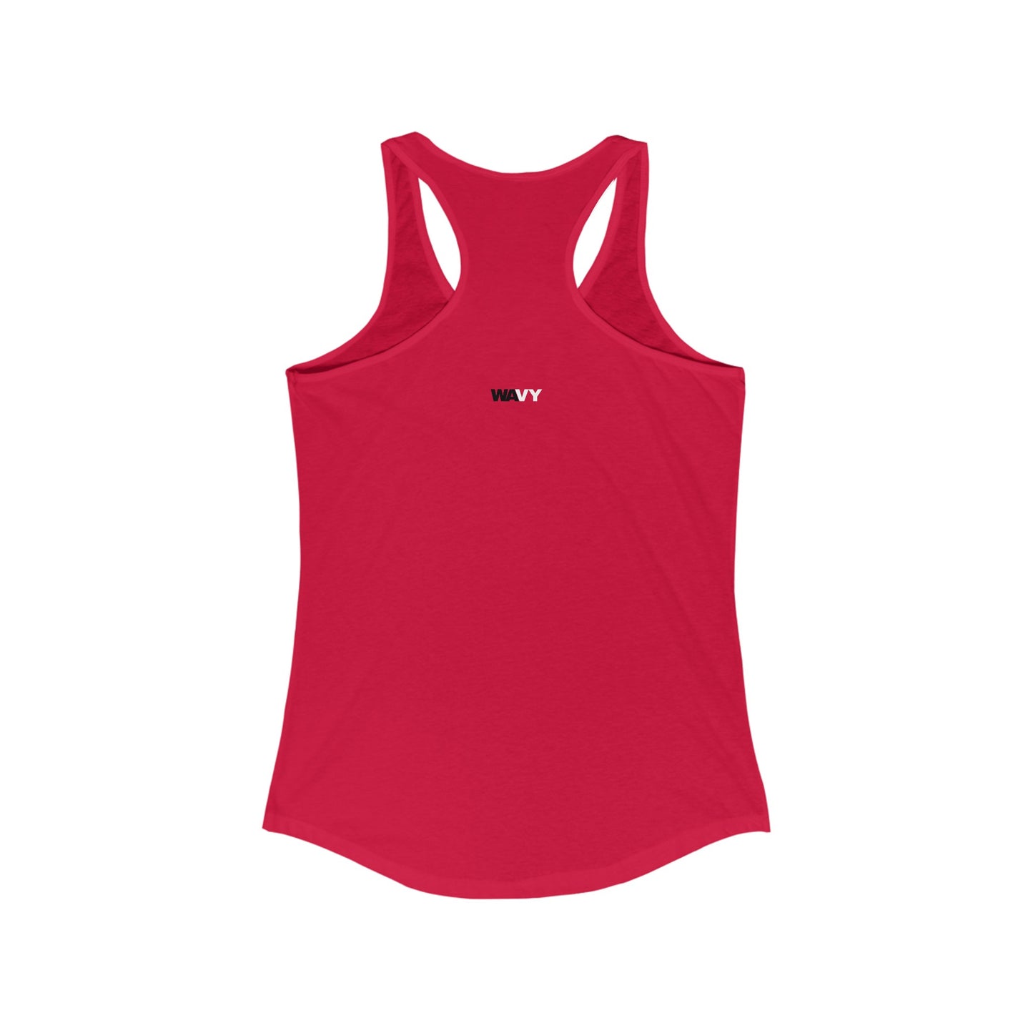 WAVY Brand Womens Racerback 2 Tone Tank