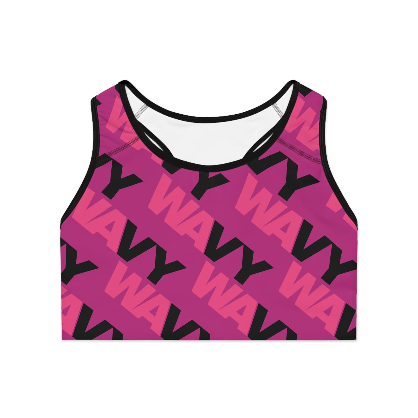 WAVY Brand Womens 2 Tone Sports Bra