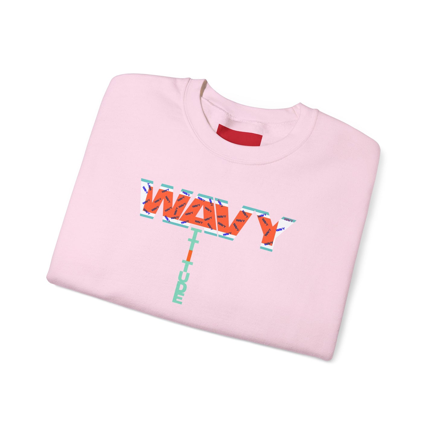 WAVY Brand Womens Attitude Crewneck Sweater