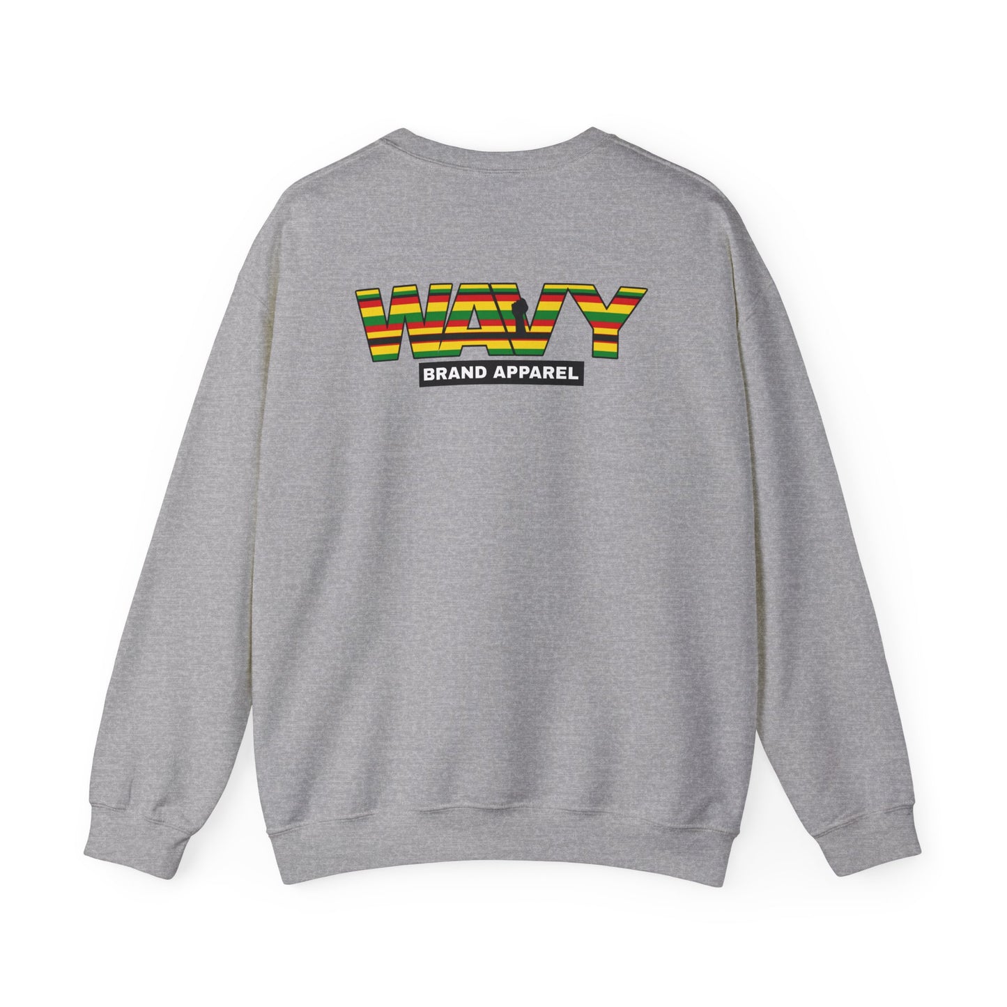 WAVY Brand Unisex Black History Month Crewneck Sweater