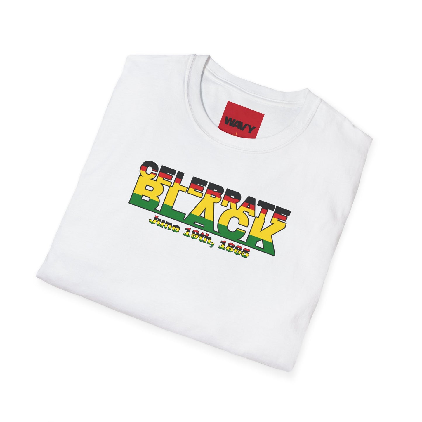 WAVY Brand Womens Black History Month Crewneck Short Sleeve Tee